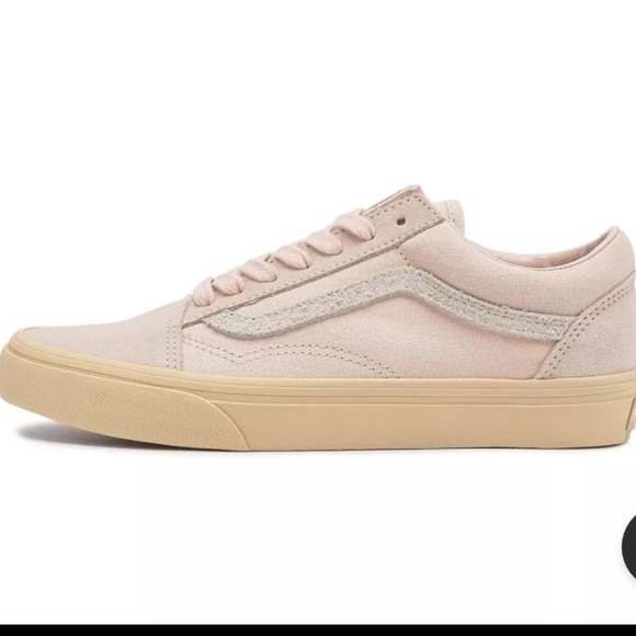 Vans old skool biscotti sneakers pink white size 6 NEW IN BOX - Picture 2 of 5